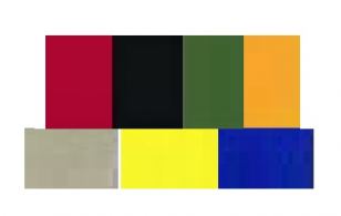 Набор бархатной бумаги самоклеящейся цветной A5, 7 цветов, 7 листов