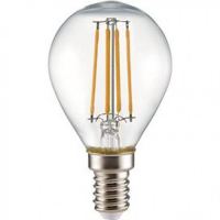 Лампа светодиодная Ecola LED Шар 5Вт 230В E14 2700К, прозрачная
