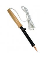 Паяльник электрический деревянная ручка 100Вт
