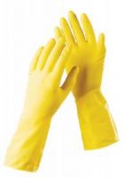 Перчатки хозяйственные латекс ZGM размер М желтые