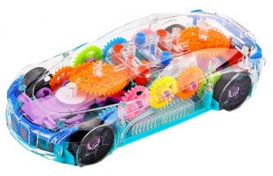 Прозрачная машинка с шестеренками Concept Racing