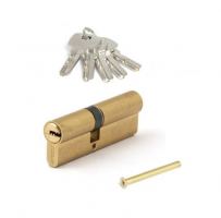 Цилиндровый механизм Стандарт 75 мм 35-40 мм ключ/ключ перф.5 кл золото