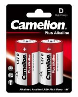 Батарейка Camelion Plus Alkaline D20 BL2