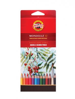 Набор карандашей акварельных KOH-I-NOOR Mondeluz, 12 цветов
