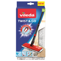 Сменная насадка для швабры Vileda Twist & Go, 2 шт