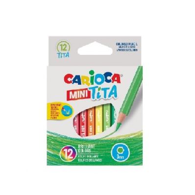 Набор карандашей цветных Carioca MINI Tita, 12 цветов