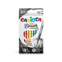 Набор фломастеров-кистей смываемые Carioca Super Brush, 10 цветов