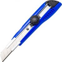 Нож канцелярский с металлическими направляющими 18 мм SPONSOR, цвет ассорти
